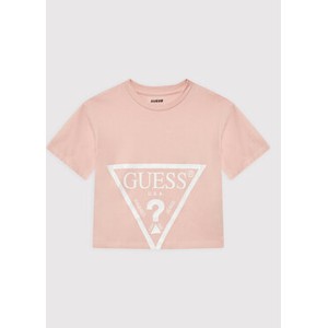 Różowa bluzka dziecięca Guess