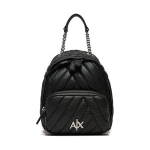 Czarny plecak Armani Exchange