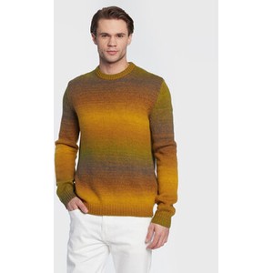 Sweter Sisley z okrągłym dekoltem w stylu casual