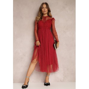 Czerwona sukienka Renee maxi