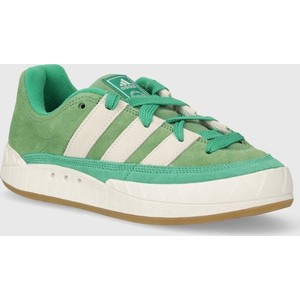Zielone buty sportowe Adidas Originals w sportowym stylu
