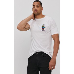 T-shirt Rip Curl z nadrukiem w młodzieżowym stylu z krótkim rękawem
