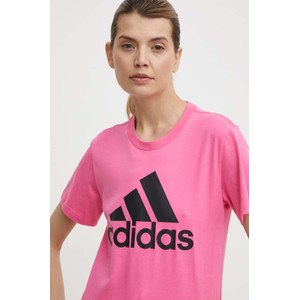 Bluzka Adidas w sportowym stylu z bawełny