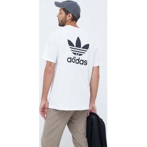 T-shirt Adidas Originals z bawełny z nadrukiem w sportowym stylu