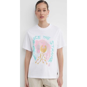 T-shirt Volcom z krótkim rękawem z okrągłym dekoltem z nadrukiem