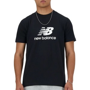 T-shirt New Balance w stylu klasycznym z dresówki z krótkim rękawem