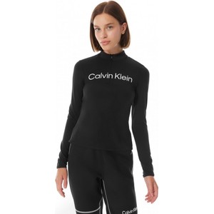 Bluzka Calvin Klein z okrągłym dekoltem w sportowym stylu