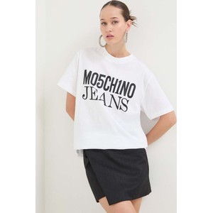 Bluzka Moschino Jeans z bawełny