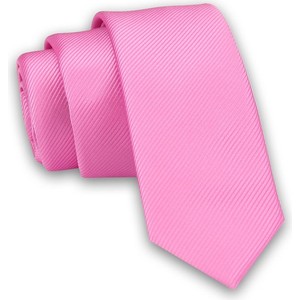 Różowy krawat Angelo Di Monti