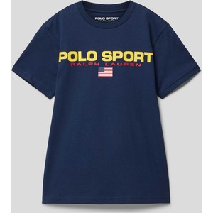 Granatowa koszulka dziecięca Polo Sport dla chłopców