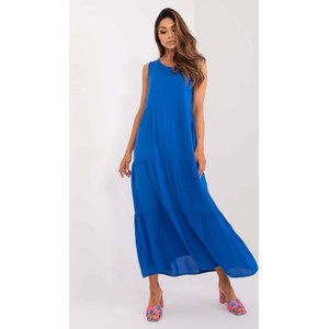 Niebieska sukienka SUBLEVEL maxi
