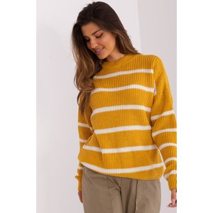 Żółty sweter Badu w stylu casual