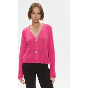 Różowy sweter PLEASE w stylu casual