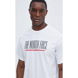 T-shirt The North Face z krótkim rękawem w sportowym stylu z nadrukiem