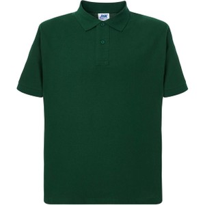 Zielony t-shirt JK Collection z bawełny z krótkim rękawem w stylu casual