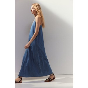Niebieska sukienka H & M maxi