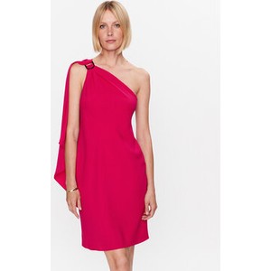 Różowa sukienka Ralph Lauren mini bez rękawów