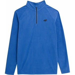 Niebieska bluza 4F w sportowym stylu z polaru