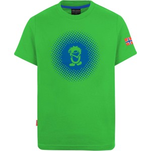 Zielona koszulka dziecięca Trollkids dla chłopców