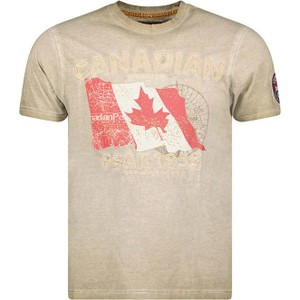 T-shirt Canadian Peak z bawełny z krótkim rękawem