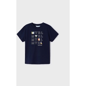 Granatowa koszulka dziecięca Mayoral dla chłopców