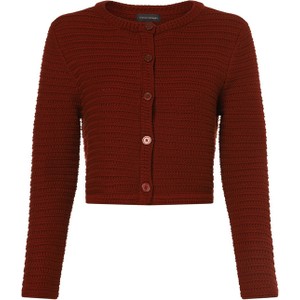 Czerwony sweter Franco Callegari z bawełny