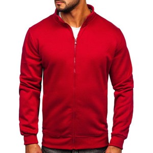 Czerwona bluza Denley w stylu casual z bawełny