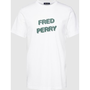 T-shirt Fred Perry w młodzieżowym stylu z krótkim rękawem