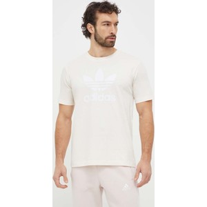 T-shirt Adidas Originals w sportowym stylu z nadrukiem z bawełny