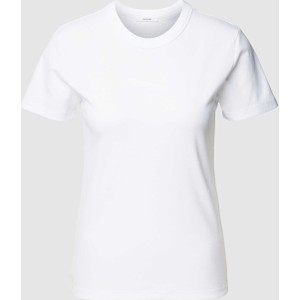 T-shirt Opus z bawełny z krótkim rękawem z okrągłym dekoltem
