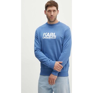 Niebieska bluza Karl Lagerfeld w młodzieżowym stylu