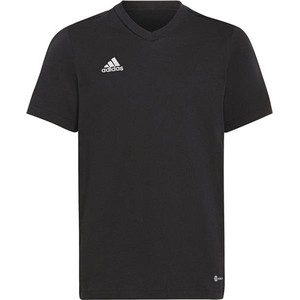 Czarna koszulka dziecięca Adidas dla dziewczynek