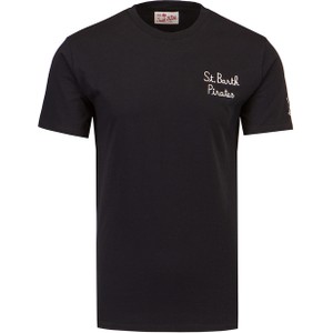 Czarny t-shirt Mc2 Saint Barth w stylu casual z bawełny