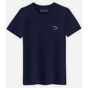 Granatowy t-shirt Wooop
