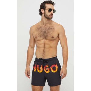 Czarne kąpielówki Hugo Boss
