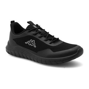 Czarne buty sportowe Kappa w sportowym stylu sznurowane