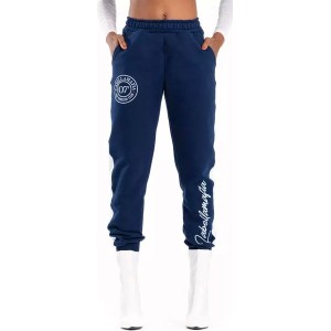 Niebieskie spodnie sportowe Labellamafia w sportowym stylu z dresówki