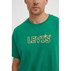 T-shirt Levis z bawełny z nadrukiem
