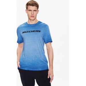 T-shirt Skechers w młodzieżowym stylu z krótkim rękawem