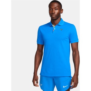 Niebieski t-shirt Nike z krótkim rękawem z bawełny