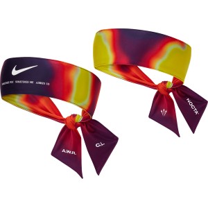 Nike Dwustronna wiązana opaska na głowę Dri-FIT NOCTA 2.0 - Wielokolorowe