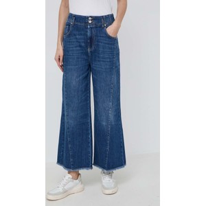 Niebieskie jeansy Marella z bawełny w street stylu