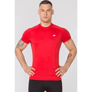 Czerwony t-shirt Rough Radical w sportowym stylu z krótkim rękawem