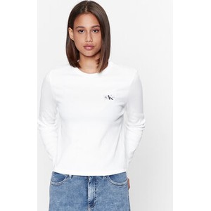 Bluzka Calvin Klein w stylu casual z długim rękawem