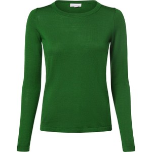 Zielony sweter brookshire z wełny w stylu casual