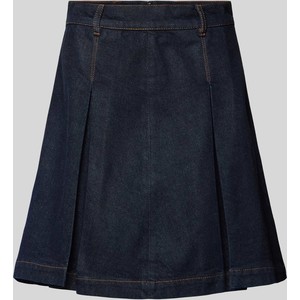 Granatowa spódnica Hugo Boss w stylu casual mini z bawełny