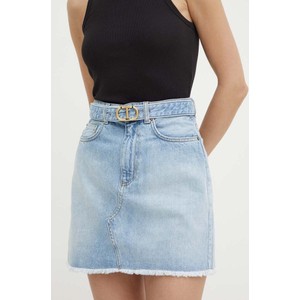Niebieska spódnica Twinset mini w stylu casual