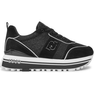Czarne buty sportowe Liu-Jo w sportowym stylu sznurowane