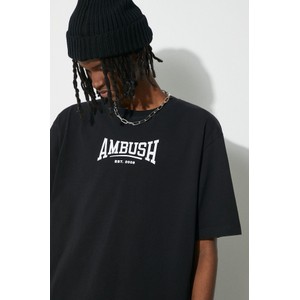 T-shirt Ambush z krótkim rękawem w młodzieżowym stylu z bawełny