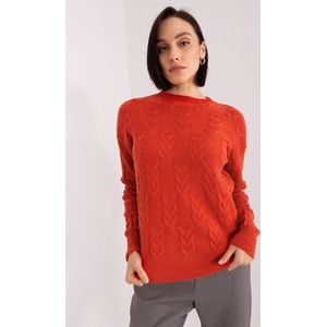 Czerwony sweter Wool Fashion Italia